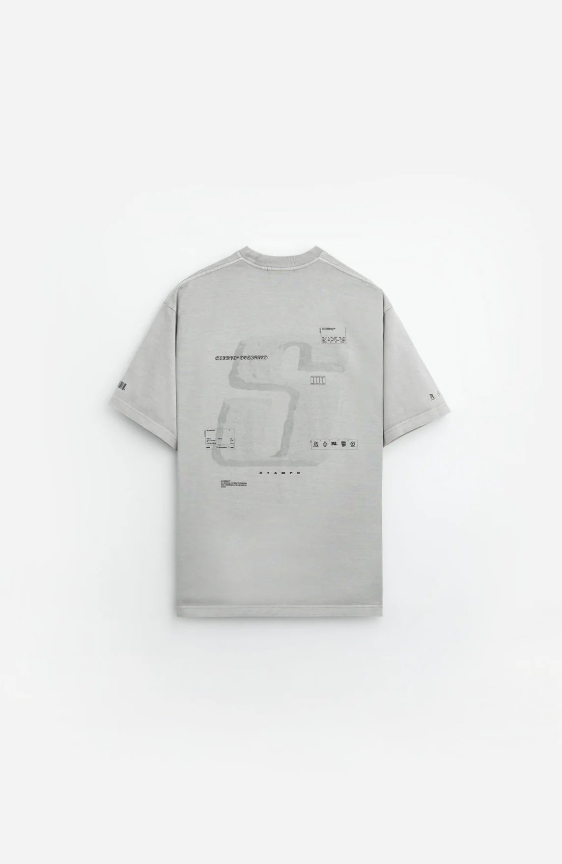 STAMPD - CEMENT TRANSIT RELAXED TEE - VINTAGE WASHED