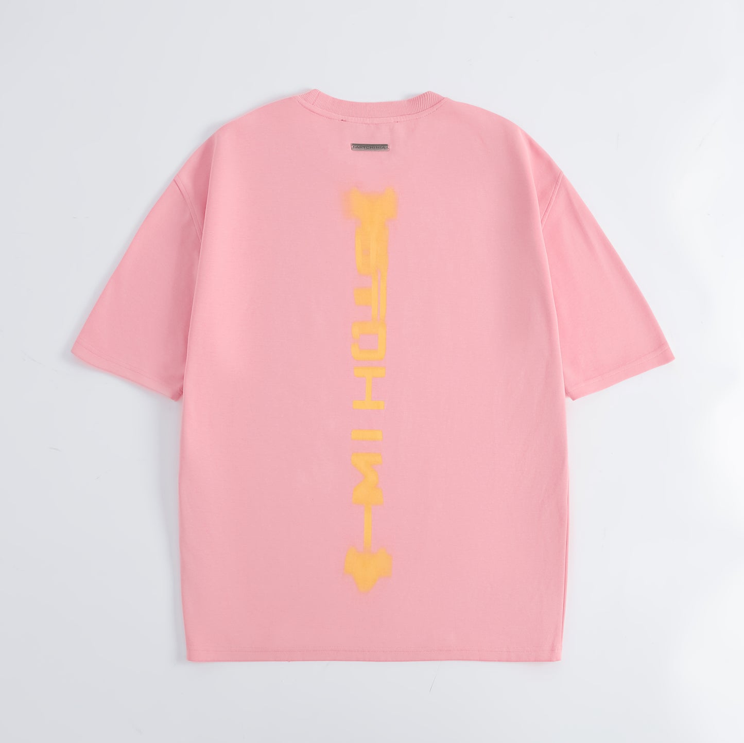 Artchimia l BLURRY FLIPPED PINK OVERSIZED T-SHIRT