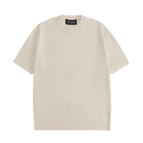 SOLID LUXE OVERSIZED T-SHIRT (BEIGE)